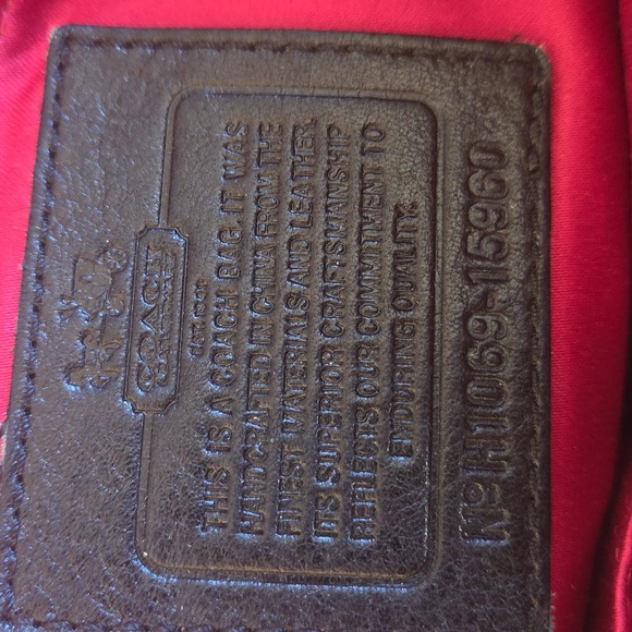 Coach Madison Sophia Black Leather Satchel Shoulder Bag with Gold Accents - Picture 4 of 6